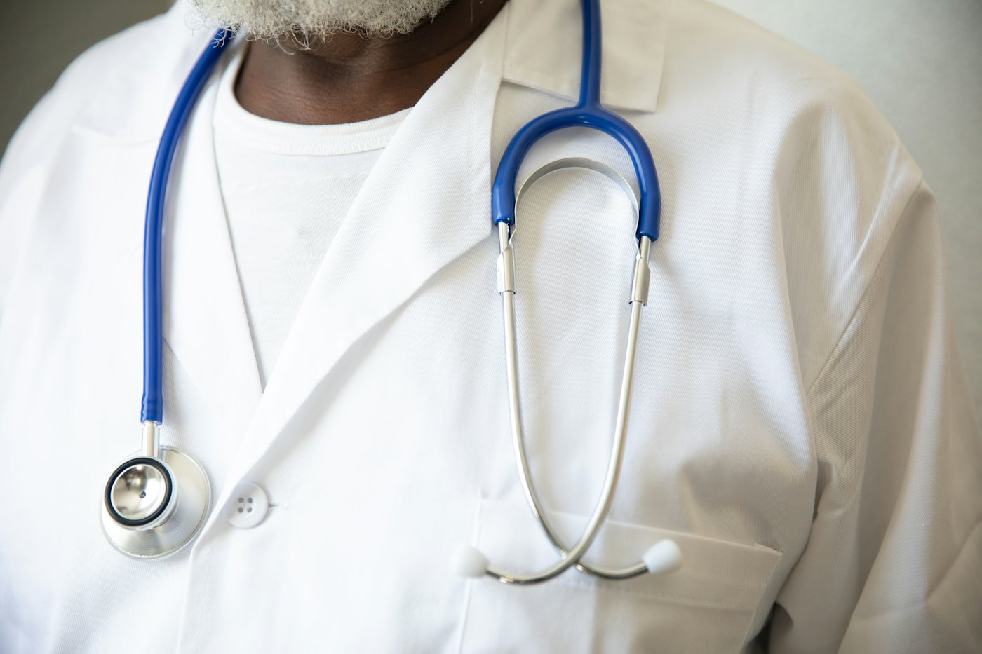 Physician with stethoscope